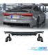 DIFFUSORE PER AUDI A7 19-23 NERO LUCIDO LOOK RS7