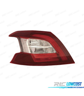 FANALE A LED SINISTRO PER PEUGEOT 308 II 13-17 BIANCO ROSSO