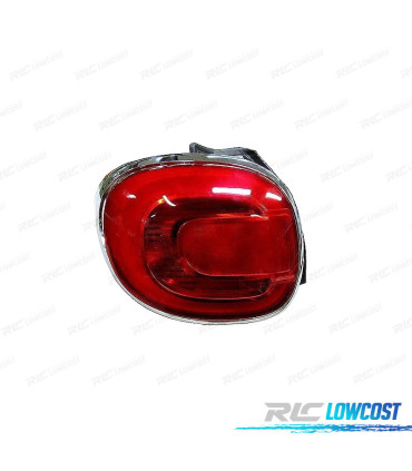 FANALE SINISTRO A LED PER FIAT 500L 12-17 CERCHIO CROMATO