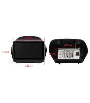 RADIO GPS ANDROID 13 PER HYUNDAI IX35 09-15