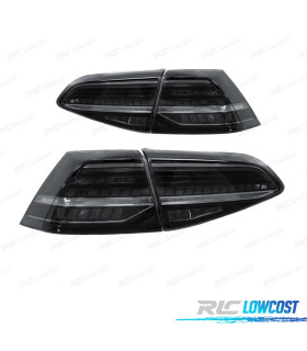 FANALI A LED VOLKSWAGEN VW GOLF 7 7.5 12-20 FRECCE DINAMICHE FUME'