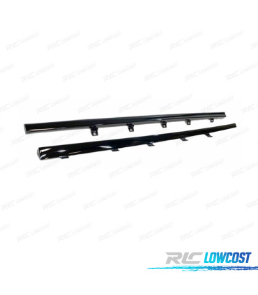 PROFILI LATERALI VOLKSWAGEN VW GOLF 7 7.5 R-LINE 12-20 NERO LUCIDO