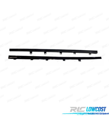 PROFILI LATERALI VOLKSWAGEN VW GOLF 7 7.5 R-LINE 12-20 NERO LUCIDO