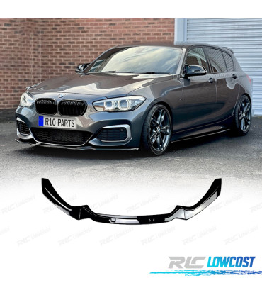 SPOILER LIP PER BMW SERIE 1 F20 15-19 NERO LUCIDO