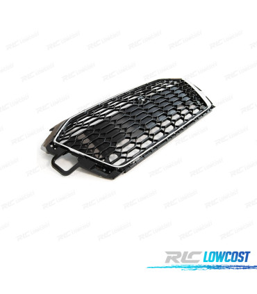 GRIGLIA AUDI A4 B9 20- LOOK SLINE NERO CROMATO
