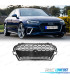 GRIGLIA AUDI A4 B9 20- LOOK SLINE NERO CROMATO