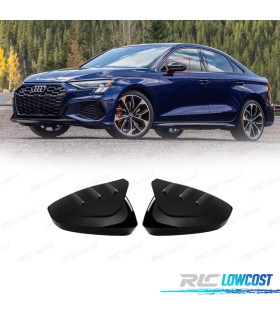 GUSCI SPECCHIETTI AUDI A3 8Y 21- NERO LUCIDO INCOLLATO