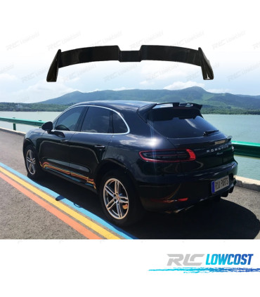 SPOILER PER TETTO PER PORSCHE MACAN 14- NERO LUCIDO