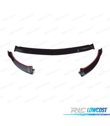 SPOILER LABBRO ANTERIORE PER MERCEDES CLASSE E W213 21- NERO LUCIDO