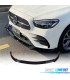 SPOILER LABBRO ANTERIORE PER MERCEDES CLASSE E W213 21- NERO LUCIDO