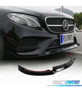 SPOILER ANTERIORE MERCEDES CLASSE E W213 21- LOOK SPORT NERO LUCIDO
