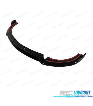 SPOILER ANTERIORE MERCEDES CLASSE E W213 21- LOOK SPORT NERO LUCIDO
