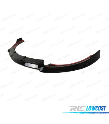 SPOILER ANTERIORE MERCEDES CLASSE E W213 21- LOOK SPORT NERO LUCIDO