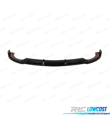 SPOILER ANTERIORE MERCEDES CLASSE E W213 21- LOOK SPORT NERO LUCIDO