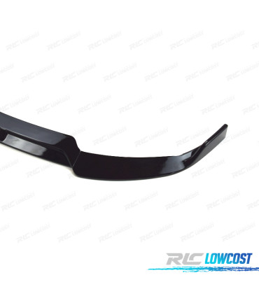 SPOILER LIP PER MERCEDES CLASSE C W205 14-18 LOOK AMG NERO LUCIDO