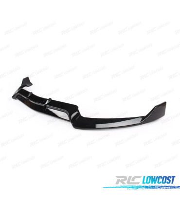 SPOILER LIP PER MERCEDES CLASSE C W205 18-21 LOOK AMG NERO LUCIDO