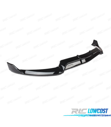 SPOILER LIP PER MERCEDES CLASSE C W205 18-21 LOOK AMG NERO LUCIDO