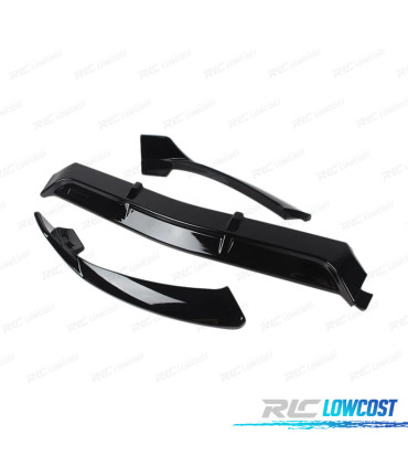 SPOILER LIP PER MERCEDES CLASSE C W205 18-21 LOOK AMG NERO LUCIDO