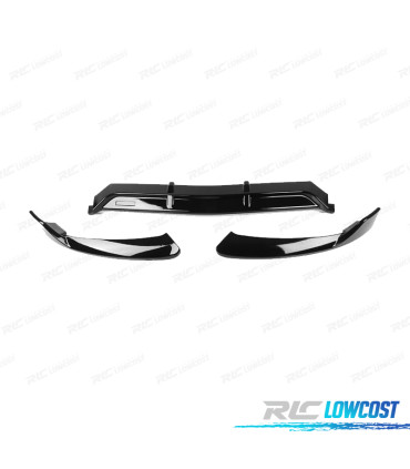 SPOILER LIP PER MERCEDES CLASSE C W205 18-21 LOOK AMG NERO LUCIDO