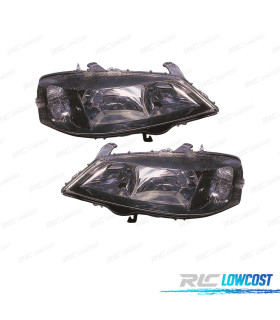FARI PER OPEL ASTRA G 98-04 FONDO NERO