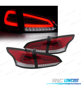 FANALI PER FORD FOCUS MK3 SW 11-18 LED ROSSO BIANCO