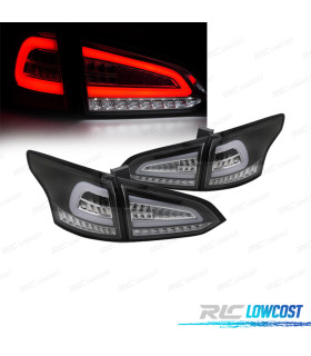 FANALI FORD FOCUS MK3 SW 11-18 LED FONDO NERO