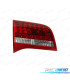 FANALE SINISTRO PER AUDI A6 AVANT RESTYLING 08-10 LED BIANCO ROSSO