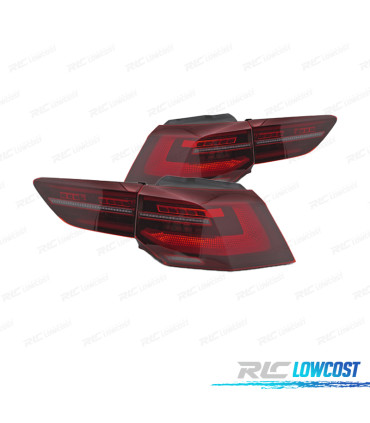 FANALI VOLKSWAGEN VW GOLF 8 19-24 LED ROSSO DINAMICI