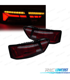 FANALI AUDI A5 11-16 LED ROSSO FUMÉ