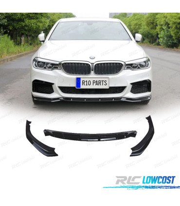 SPOILER ANTERIORE PER BMW G30 SEDAN G31 TOURING 17- NERO LUCIDO