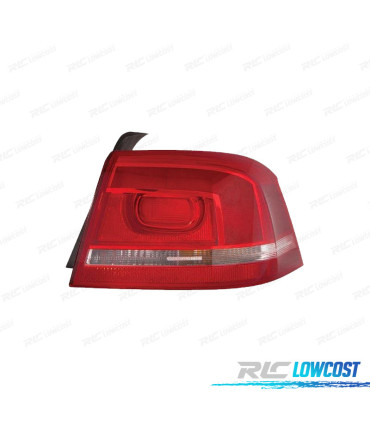 FANALE DESTRO PER VOLKSWAGEN VW PASSAT 4P 10-14 LED BIANCO ROSSO