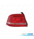 FANALE SINISTRO PER VOLKSWAGEN VW PASSAT 4P 10-14 LED BIANCO ROSSO