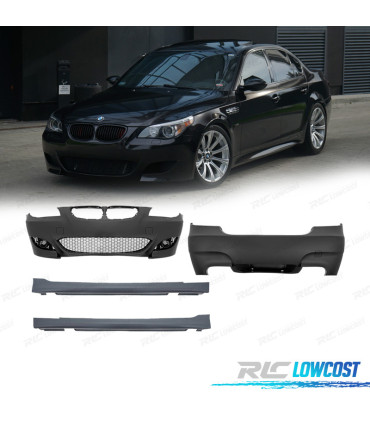 KIT CARROZZERIA BMW E60 03-07 CON LAVAFARI LOOK M5