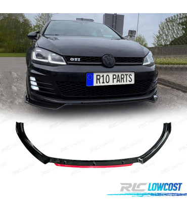 SPOILER LABBRO ANTERIORE PER VOLKSWAGEN GOLF MK7 12-16