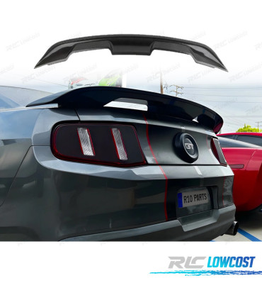 SPOILER FORD MUSTANG 10-14 LOOK GT500 NERO LUCIDO