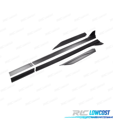 ESTENSIONI MINIGONNE FORD MUSTANG V6 GT 10-14 LOOK GT500 NERO OPACO