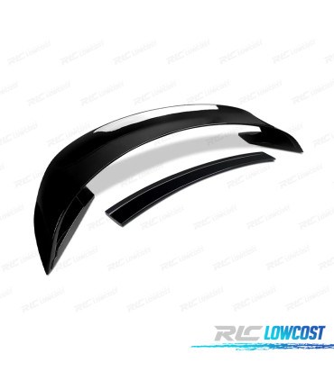 SPOILER FORD MUSTANG 15-22 LOOK GT350 R NERO LUCIDO