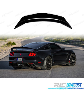 SPOILER FORD MUSTANG 15-22 LOOK GT350 R NERO LUCIDO