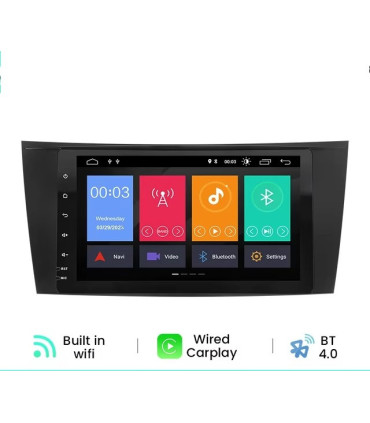 RADIO GPS ANDROID 10 PER MERCEDES CLS 05-06 E 02-08