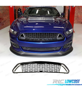 GRIGLIA ANTERIORE SUPERIORE CON LUCE LED DRL FORD MUSTANG 15-17 LOOK IKON