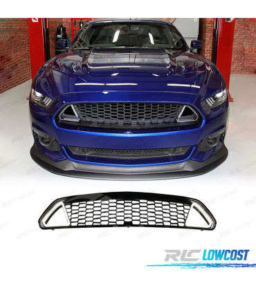 GRIGLIA ANTERIORE SUPERIORE CON LUCE LED DRL FORD MUSTANG 15-17 LOOK IKON