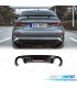 DIFFUSORE AUDI A3 20- LOOK RS3 CON LUCE DI STOP NERO LUCIDO LINEA DI SCARICO