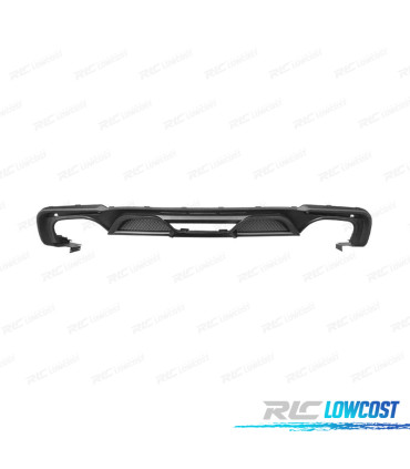 DIFFUSORE FORD MUSTANG 18-23 LOOK GT350 DOPPIA USCITA