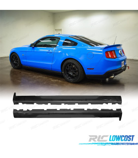 PROFILI LATERALI FORD MUSTANG 13-14 LOOK GT NERO OPACO