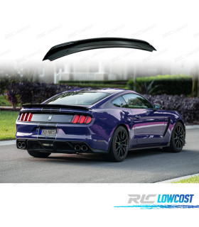SPOILER FORD MUSTANG 15-20 LOOK GT350 NERO LUCIDO