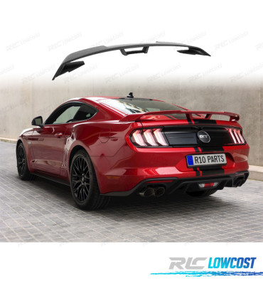 SPOILER FORD MUSTANG 15-20 LOOK GT NERO OPACO