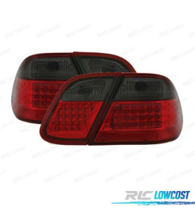 FANALI PER MERCEDES CLK W208 97-02 LED ROSSO AFFUMICATO
