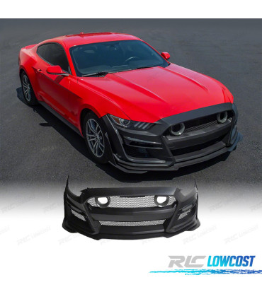 PARAURTI ANTERIORE FORD MUSTANG 15-17 LOOK GT500 GRIGLIA LUCE LED