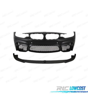 PARAURTI ANTERIORE PER BMW F32 F33 F36 13-18 LOOK M4 PDC SPOILER LIP
