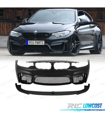 PARAURTI ANTERIORE PER BMW F32 F33 F36 13-18 LOOK M4 SPOILER LIP